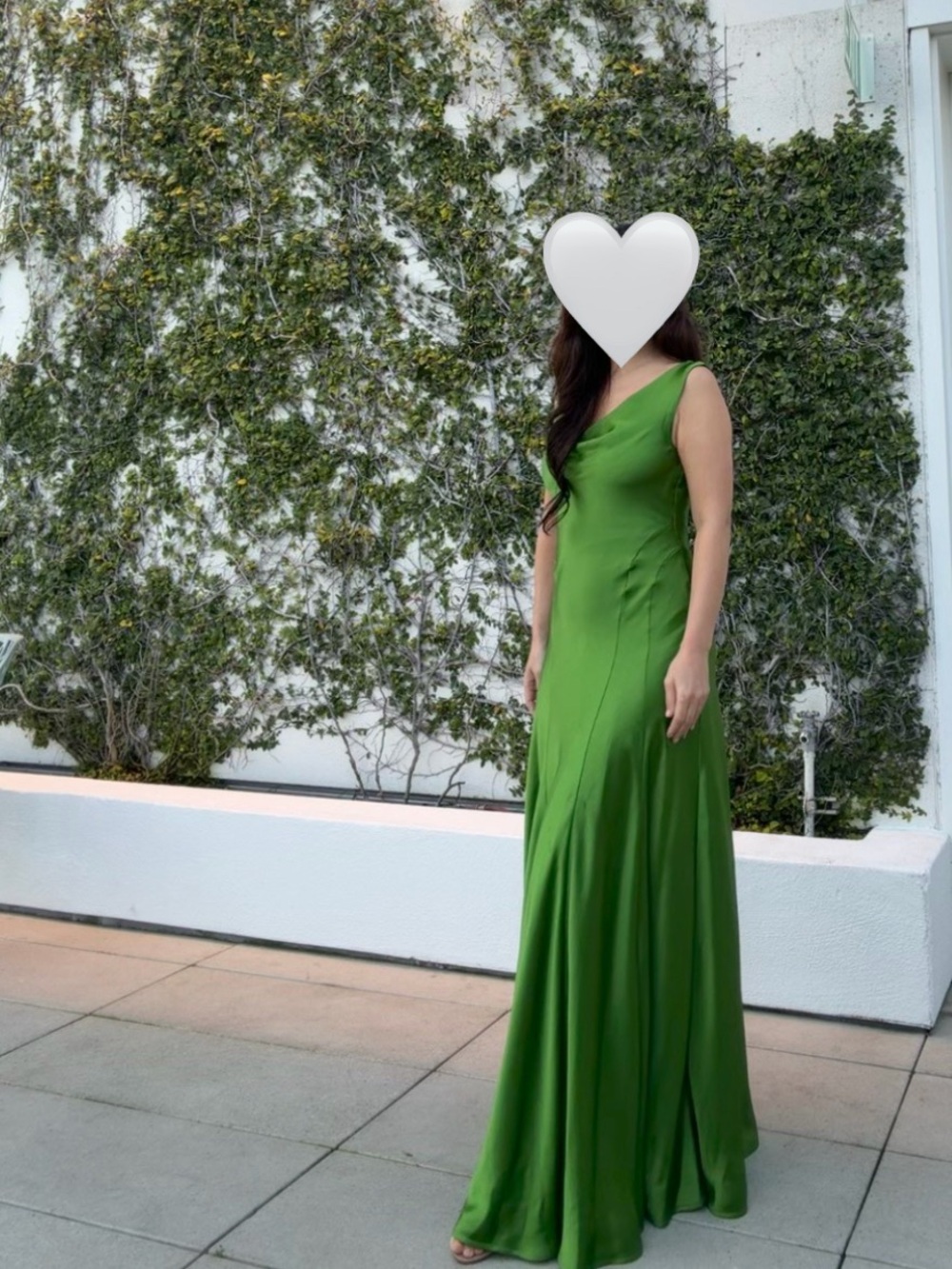 Anna Quan Keira Dress Satin Fern Green - Picture 9 of 10